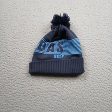 Adidas Beanie Hat One Size Blue Logo