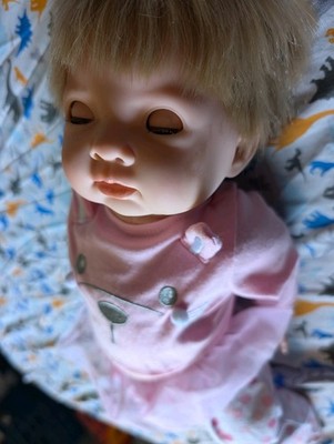 Tiny Treasures Reborn Weighted Baby Doll In Pink tutu bunny Pajamas 2024