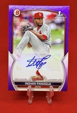 2023 Inohan Paniagua Purple Auto /250 Bowman 1st Prospect #PPA-IP Cardnails