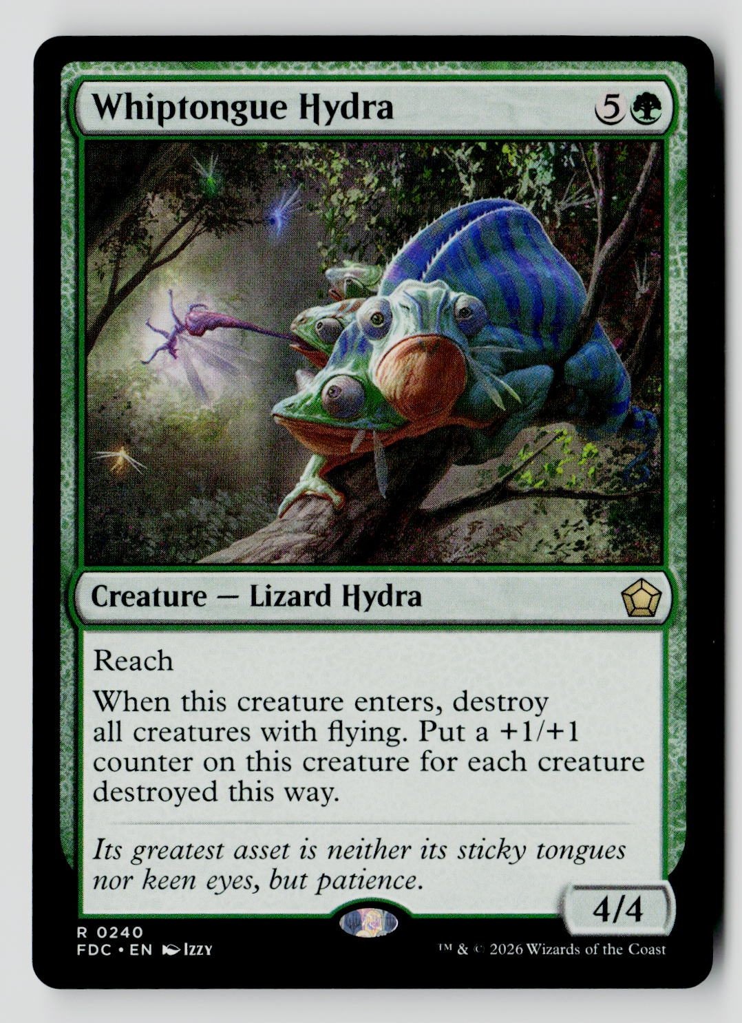 Whiptongue Hydra 240 Rare FDC MTG NM