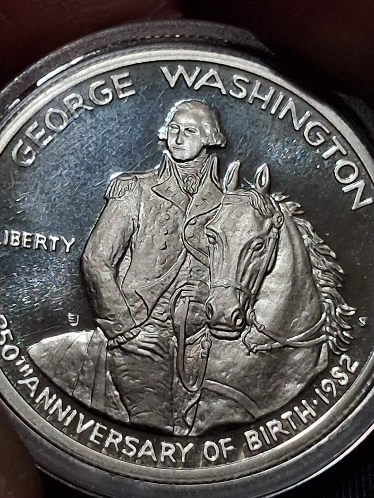 1982-S Proof George Washington Commemorative Half Dollar 50C 90% Silver US Coin