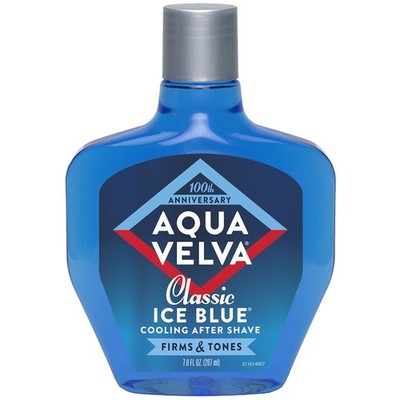 After Shave, Classic Ice Blue, Soothes, Cools, and Refreshes Skin, 7 Ounce
