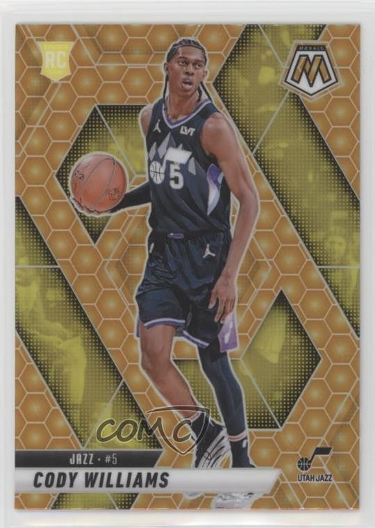 2024-25 Panini Mosaic Rookies Honeycomb Mosaic Prizm Cody Williams #207 4f5