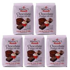 Wrights Baking Chocolate Fudge Cake Mix 500g (Pack of 5)