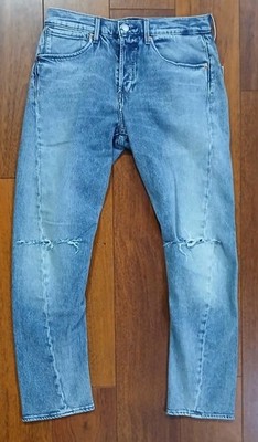 Levi's 502 Blue Jeans LEJ Slim Fit Twisted Leg Premium W29 L30 - Top Zustand