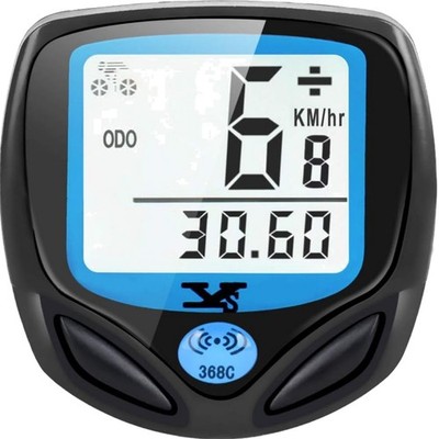 Fahrradcomputer Digital, Drahtlos, , Mit LCD-Hintergrundbeleuchtung
