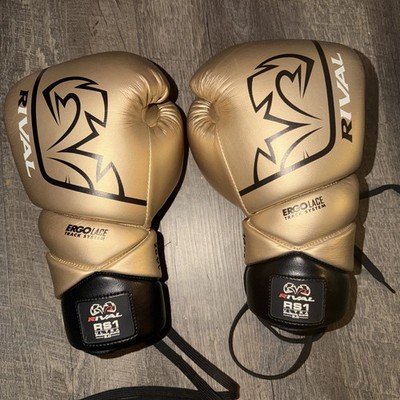 RIVAL Boxing RS1 2.0 Lace-Up Sparring Gloves, Angled Lace Track