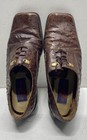 Vintage 90s Giorgio Brutini Private Collection Ostrich Square Toe Derby Size 10M — photo 5