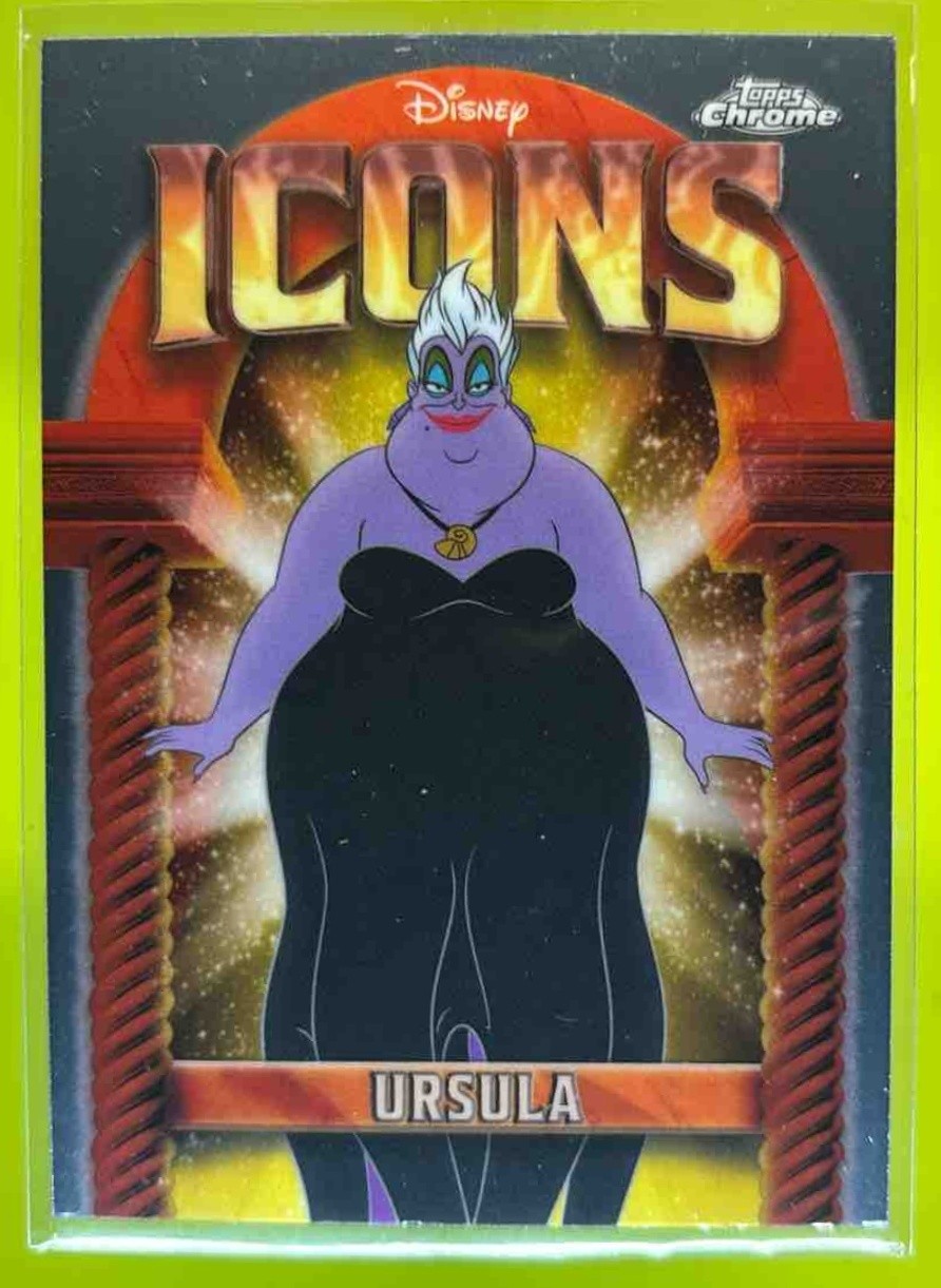 Ursula 2025 Topps Chrome Disney #DI-29 Disney Icons Price Guide