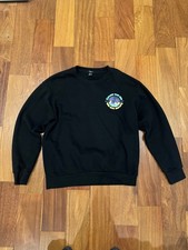 forever 21 black sweatshirt mens medium