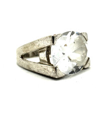 925 Silver Ring With Stone Solid Size 51 Jewelry Design Vintage Gem