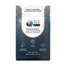 Baja Gold Mineral Sea Salt - 8 Oz. Resealable Bag