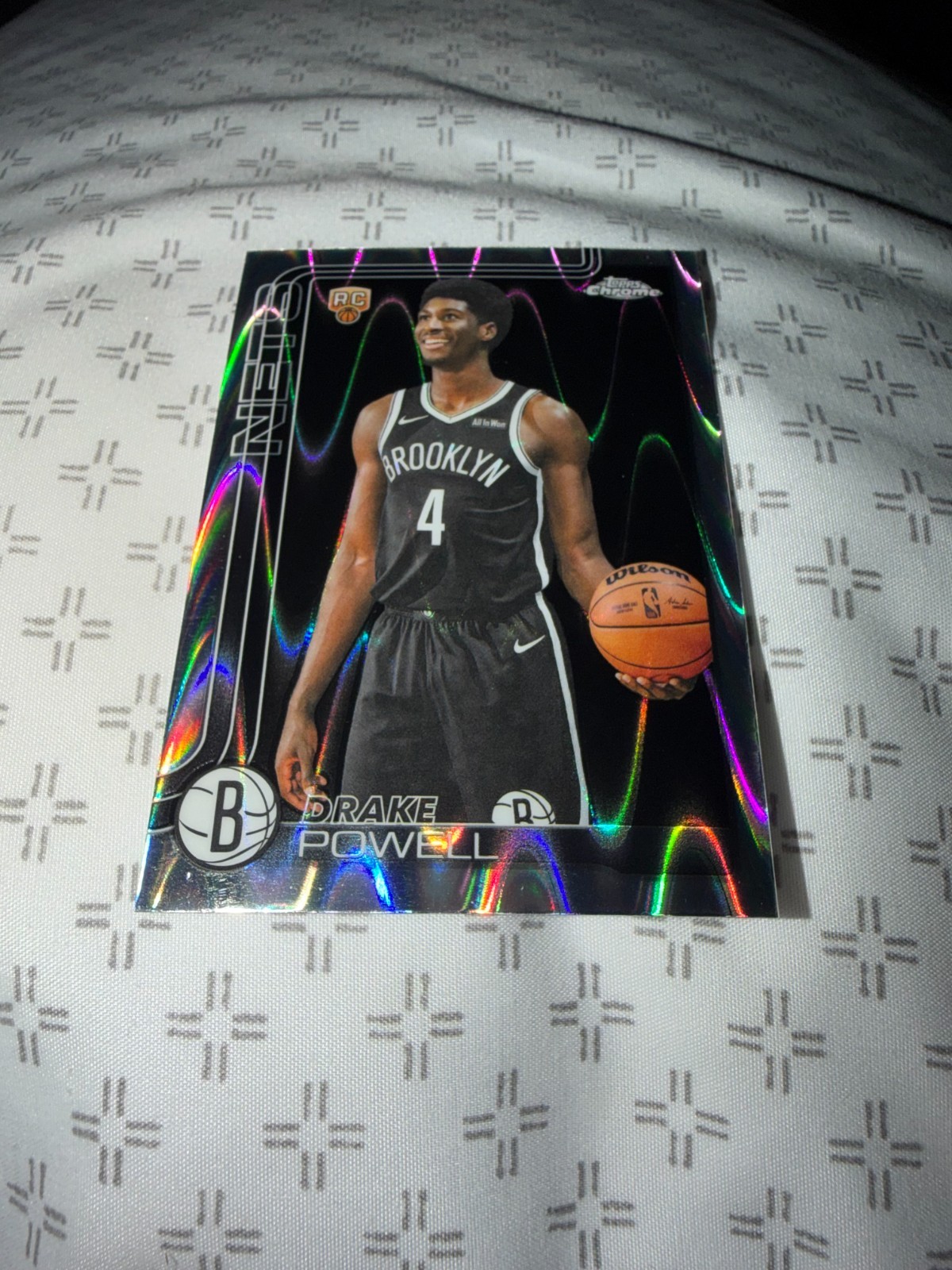 2025 Topps Chrome Rookie Wave Refractor Drake Powell #272