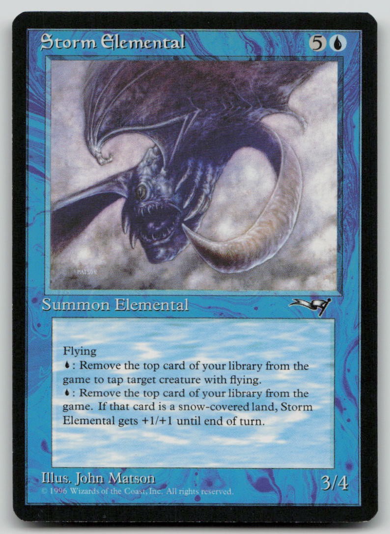 Storm Elemental [Alliances - 37] Lightly Played Uncommon Magic