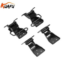 For Ford Mustang Mercury Cougar 1969 1970 Door Hinge Set 4pc Black Steel