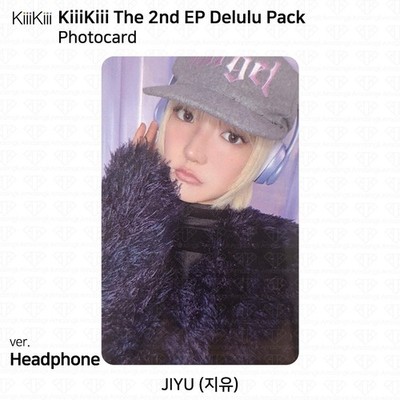 KiiiKiii 2nd EP Delulu Pack Calendar/Crystal Ball/Headphone/Bubble