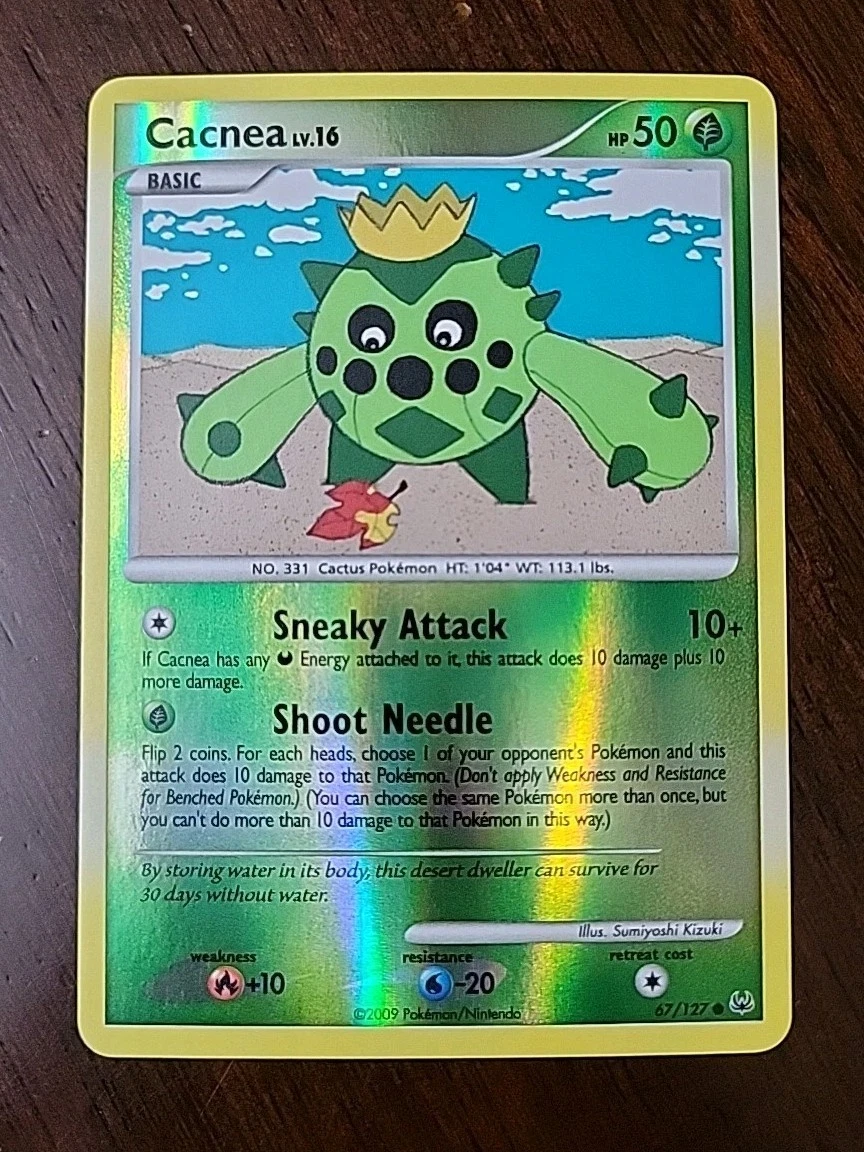 LP! Pokemon - Platinum - Cacnea (Reverse Holo) #67/127