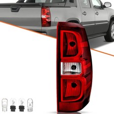 For 2007-2013 Chevy Chevrolet Avalanche Halogen Tail Light Wbulbs Right Side