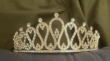 Tiara Womens Costume Metal Standard Size No Missing Embellishments