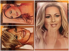 3 Helene Fischer 10x15 cm Digital Kunst Zeichnung Art Fotos #266