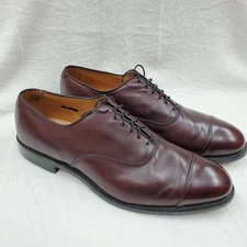 Allen Edmonds Shoes Men's Size 11.5D Merlot Leather Park Avenue Oxford Made USA