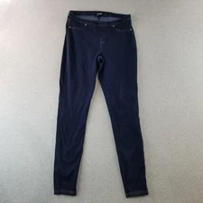 Simply Vera Vera Wang Jeans Womens Sz M Pull On Stretch Waist Dark Wash Normcore