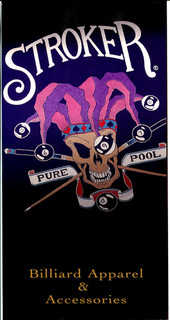 Stroker Pure Pool Billiards Apparel & Accessories Arcade Flyer / Brochure / Ad