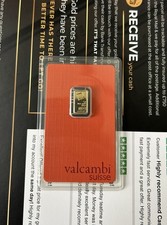 24k 1 Gram 999.9 Fine Gold Valcambi Suisse Bar In Assay New Sealed 