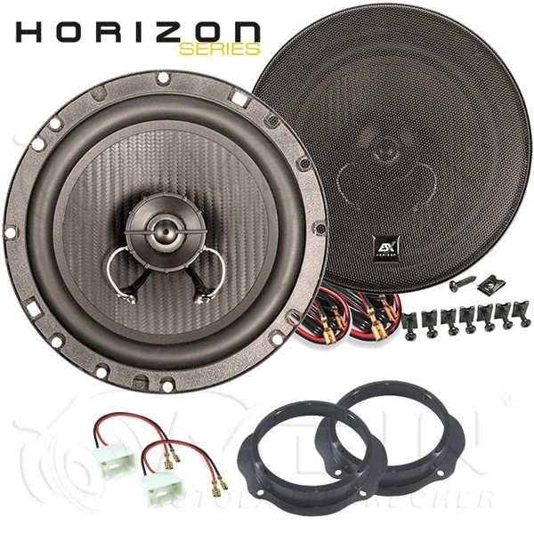 ESX Auto Lautsprecher FüR Ford Focus II 2004-2010 Front TüR 2-Wege 180W #Ahzo-image