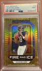 Caleb Williams 2024 Obsidian Fire and Ice Gold #20 03/10 PSA 9 Gold Prizm