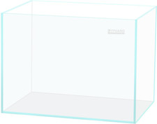 9.5 Gallon Rimless Aquarium, Ultra Clear Glass Low Iron Small Fish Tank for Bett