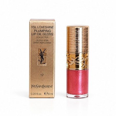 LIMITED EDITION YSL Loveshine Plumping Lip Oil Gloss in 12 Honey Moon