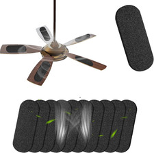 10 Pack Ceiling Fan Filters for Blades with Activated Coconut Carbon Air