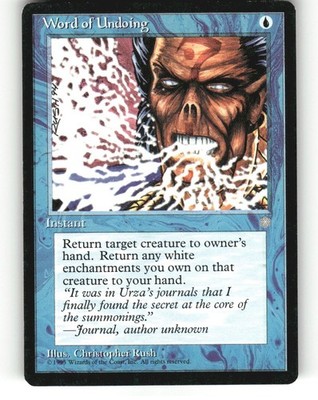 Magic TCG Card Word of Undoing
