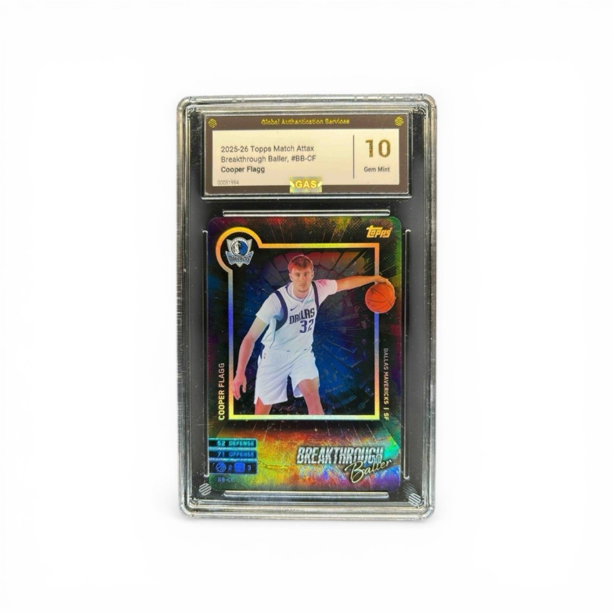 Cooper Flagg 2025-26 Topps Match Attax Breakthrough Baller RC #BB
