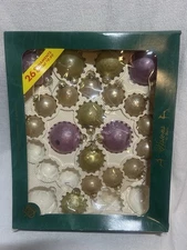 Visions By Holly Vintage Christmas Balls 2 Packs With Approx. 36 Ornaments