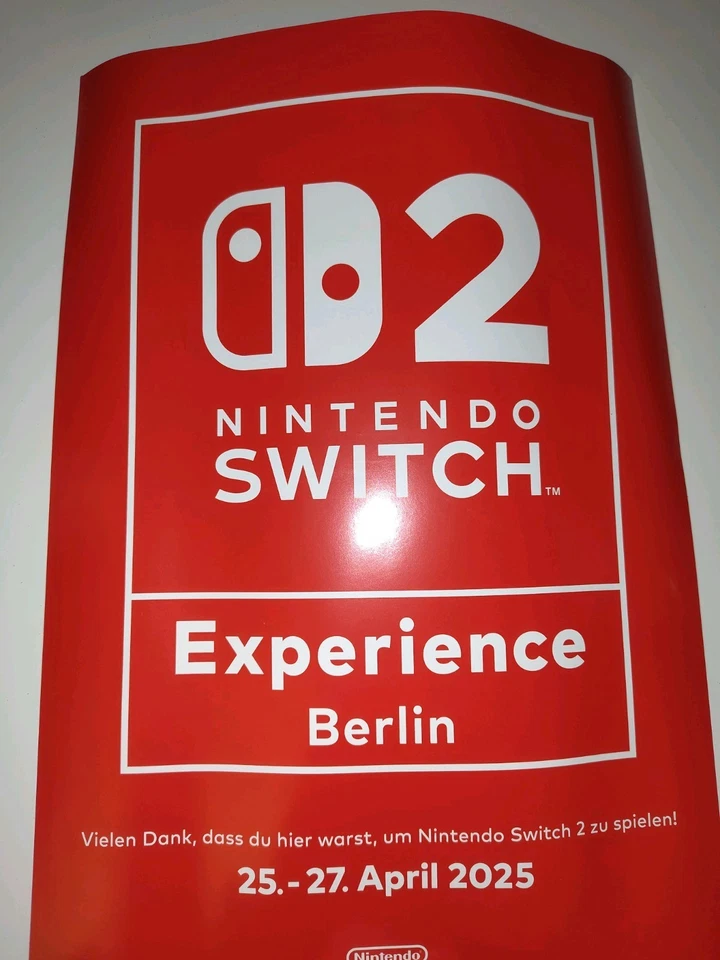 Nintendo Switch 2 Experience Berlin Bag Exklusives Merchandise !!!SELTEN!!! - Bild 2 von 3