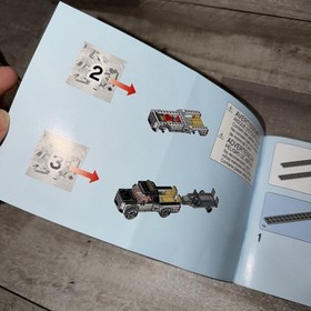 Lego City 60148 Book 1 &2 ATV Race Team Building Manual & 2 Partial Cars/ Hitch