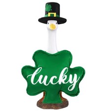 St Patrick's Day Goose Outfits for 23" Porch Goose St Patrick Shamrock Lucky