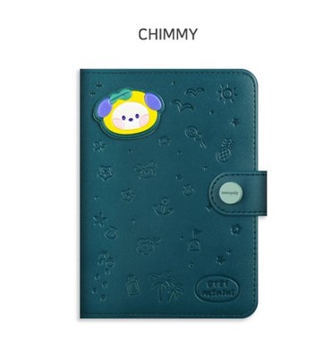 [BTS] x BT21 minini Leather Patch Passport Cover (VACANCE) / CHIMMY