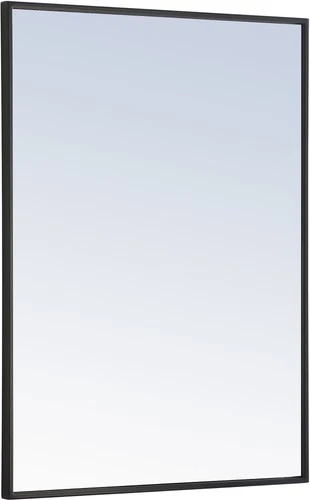 Elegant Lighting MR407X-24 Vatinius 24" W x 32" H Rectangular - Silver - Picture 10 of 12