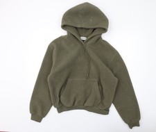 Womens UK Size M The Drop Green Pullover Hoodie