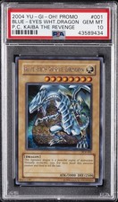 2004 YU-GI-OH PROMO 001 BLUE-EYES WHITE DRAGON PSA 10
