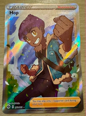 Pokemon TCG Hop 073/073 Champion's Path Full Art Rare Karte