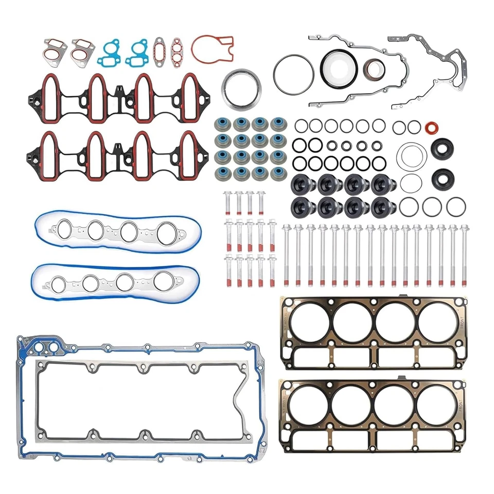 Juego de juntas para Chevy Buick Hummer GMC Pontiac 4,8 L 5,3 L 5,7 L LS1 LS2 LS4 LS5 V8 Foto 2 de 4