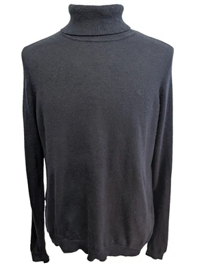 Pull Col Roulé Ralph Lauren (Lauren) femme Bleu Marine Soie Cachemire Taille XL - Photo 1/4