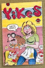 YIKES #4  1st printing, 5x8" comix G Erling, Scott Shaw, Hunt Emerson, Joel Milk