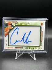 2025 Panini Boys of Summer Coby Mayo /199 Jumbo Shadow Box On Card Auto (RC,AU)