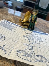 Vintage 1986 Gi Joe - Cobra Air Chariot 100  Complete w  Serpentor  READ DESC