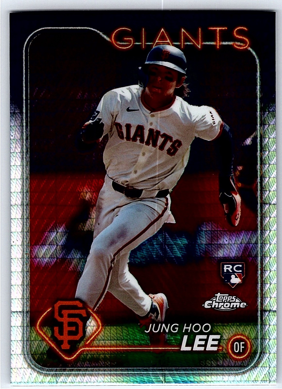 2024 Topps Chrome #201 Jung Hoo Lee Prism Refractors